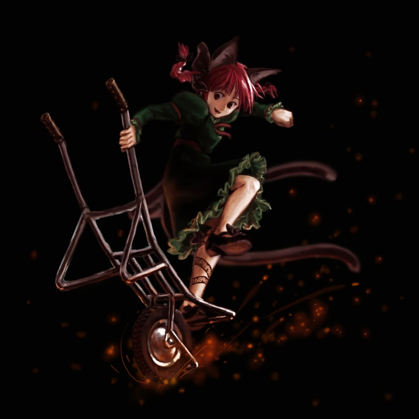 kaenbyou rin (touhou) drawn by gagame