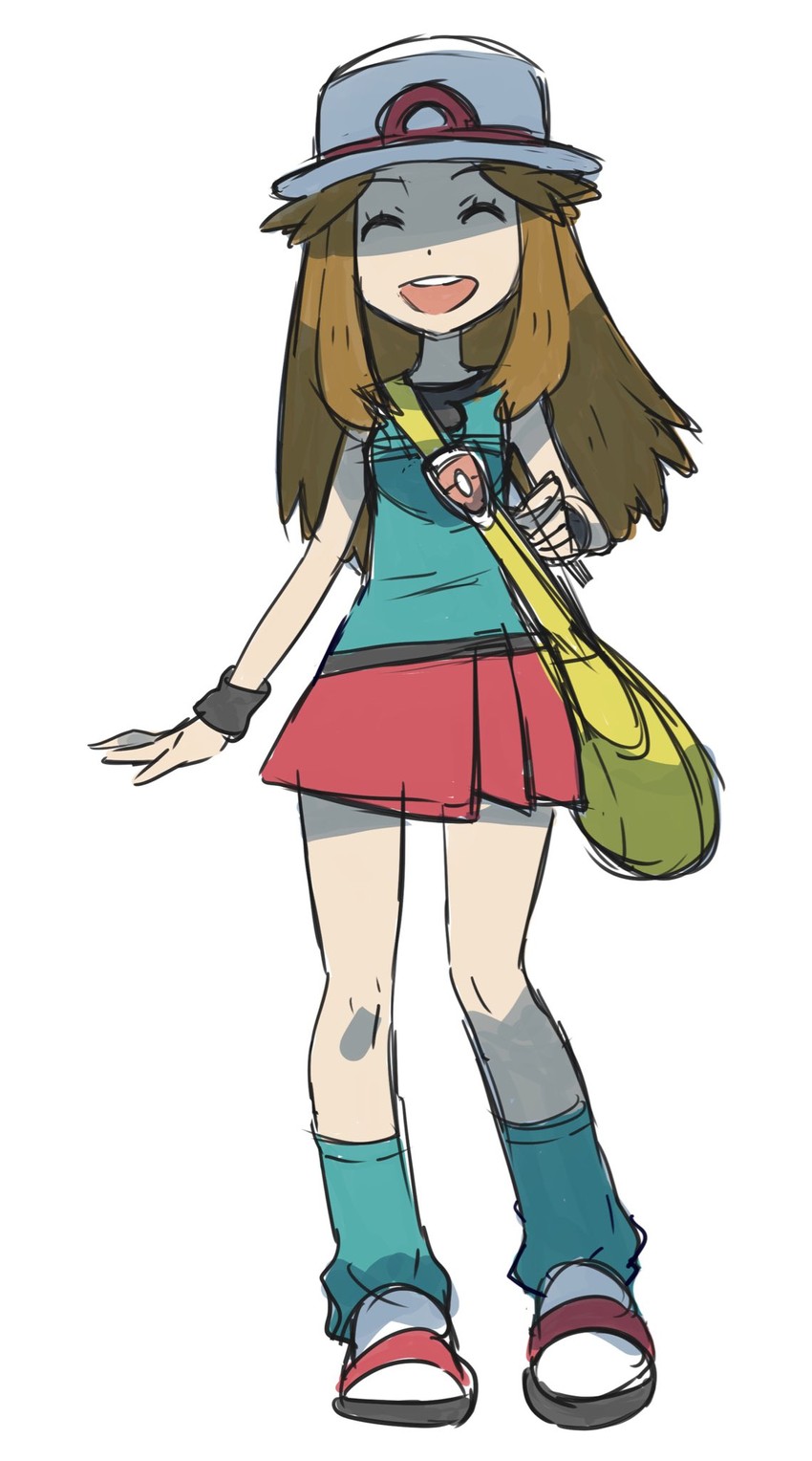 leaf (pokemon and 2 more) drawn by sugimori_ken