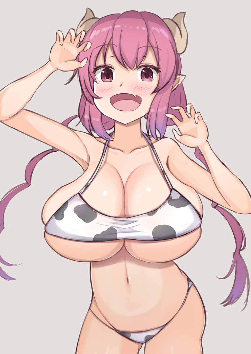 ilulu (kobayashi-san chi no maidragon) drawn by inari_jin