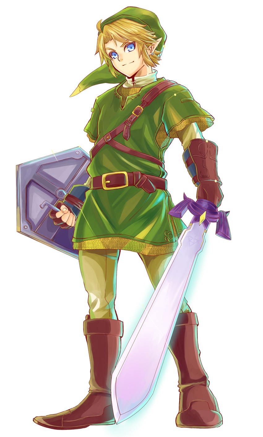 link (the legend of zelda and 1 more) drawn by bashikou