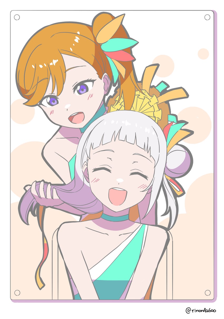shibuya kanon and arashi chisato (love live! and 1 more) drawn by rinon42600