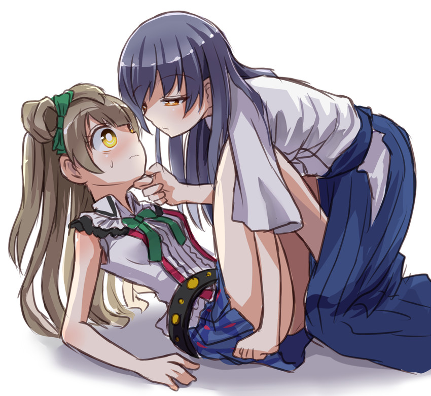 sonoda umi and minami kotori (love live! and 2 more) drawn by shipii_(jigglypuff)
