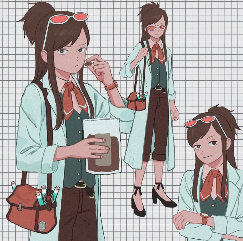 ema skye (ace attorney and 1 more) drawn by 23011620x