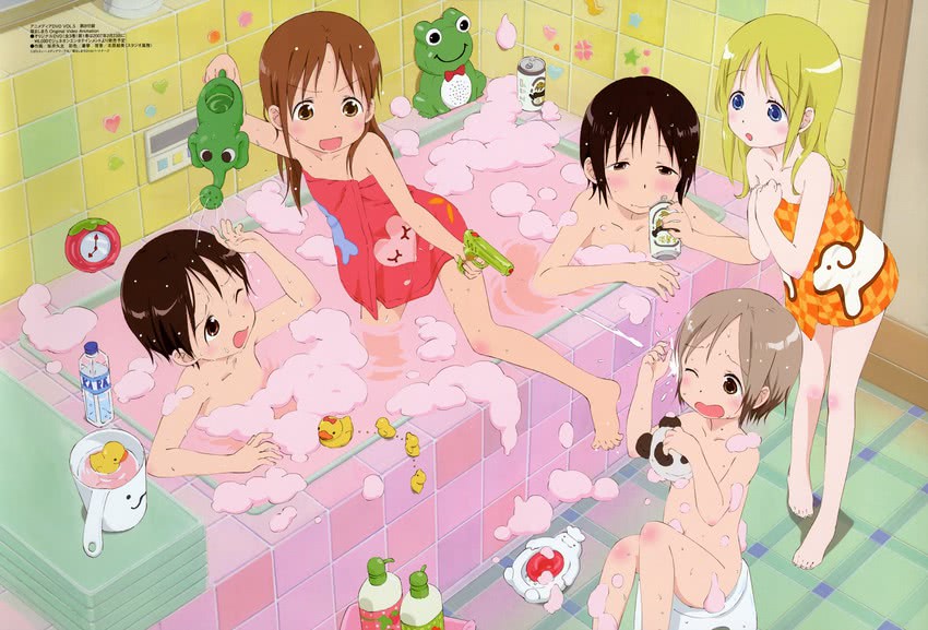 itou chika, matsuoka miu, ana coppola, sakuragi matsuri, and itou nobue (ichigo mashimaro) drawn by sakai_kyuuta