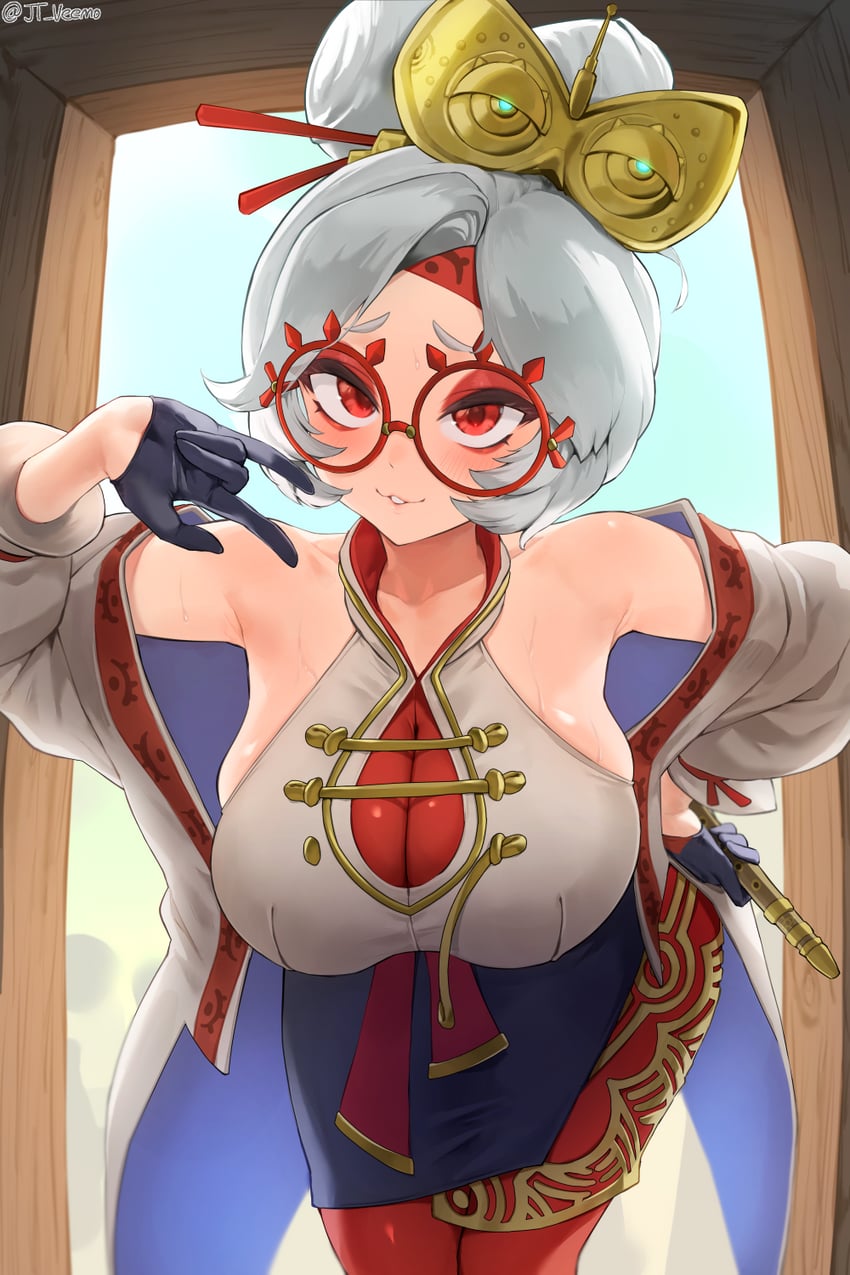 purah (the legend of zelda and 1 more) drawn by jtveemo