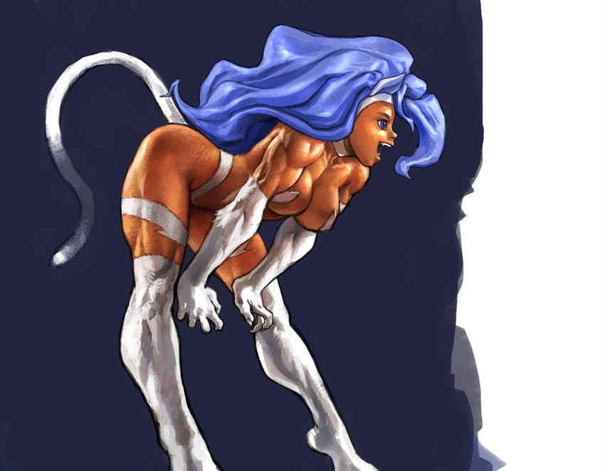 felicia (darkstalkers) drawn by pokkuti