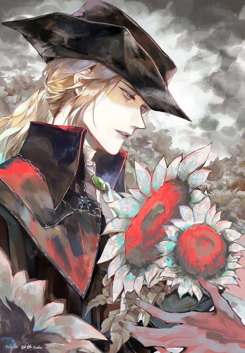 lady maria of the astral clocktower (bloodborne) drawn by enmokuritsu-d