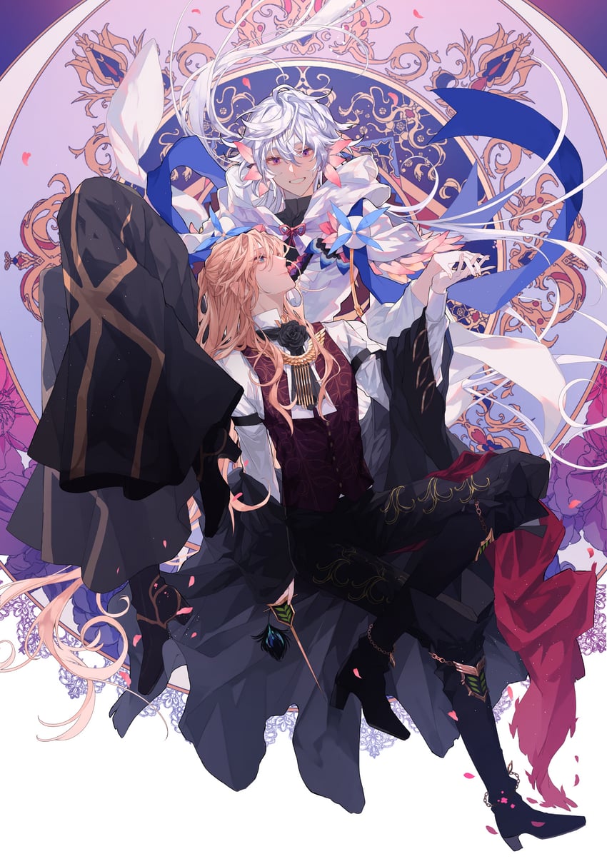 merlin and wolfgang amadeus mozart (fate and 1 more) drawn by mizuki_(mz)