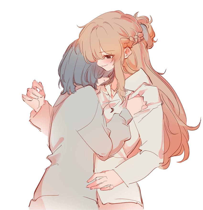 miyagi shiori and sendai hazuki (shuuniichido classmate wo kau hanashi) drawn by selayiss