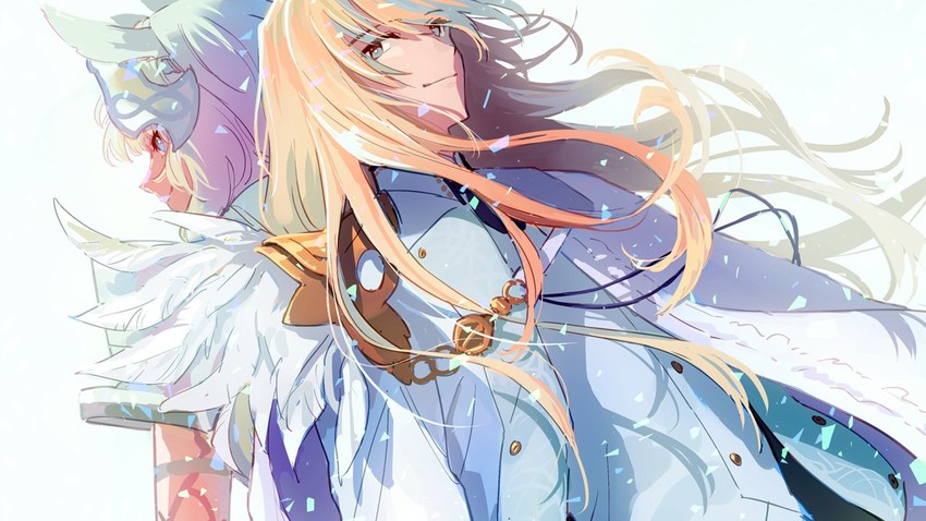 caenis and kirschtaria wodime (fate and 1 more) drawn by hastune