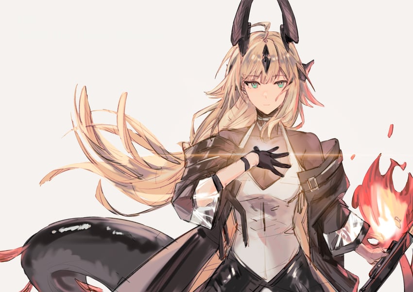 reed and reed the flame shadow (arknights) drawn by zai_aoye_wo_shi_gou