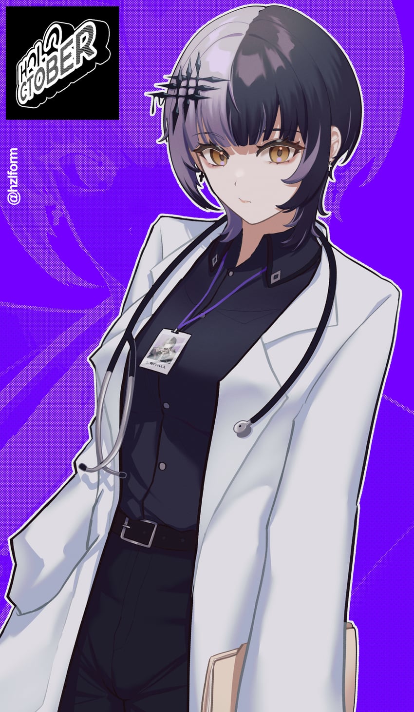 shiori novella (hololive and 1 more) drawn by hazel_(hzlform)