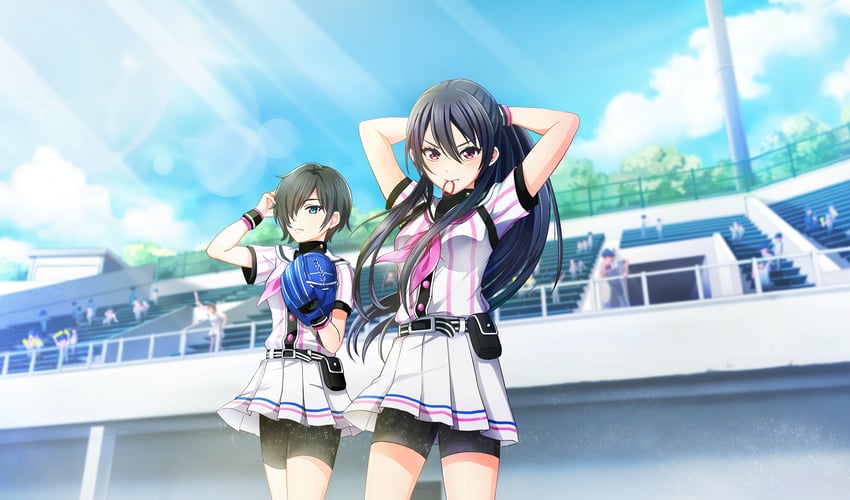 shinonome ryo and tsukumo kana (cinderella series and 1 more)