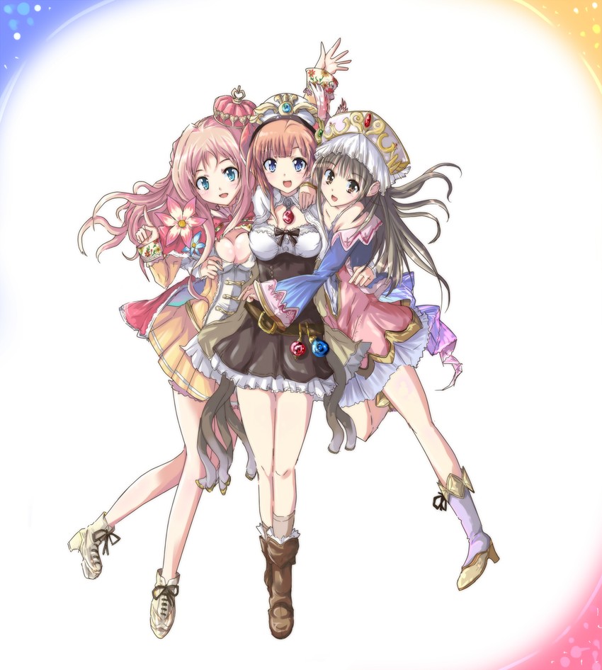 totooria helmold, rorolina frixell, and merurulince rede arls (atelier and 3 more) drawn by echizen_(hvcv)