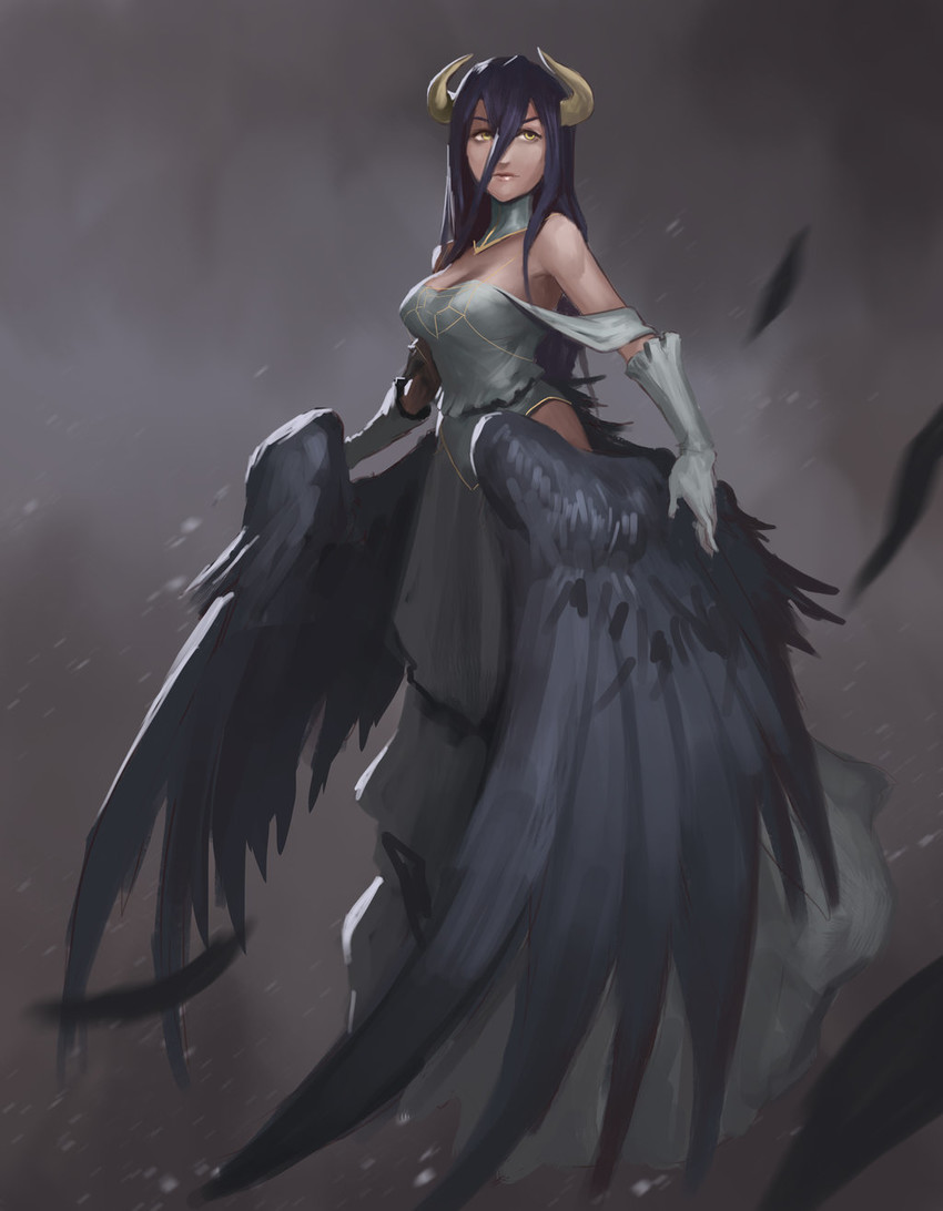 albedo (overlord) drawn by josh_corpuz