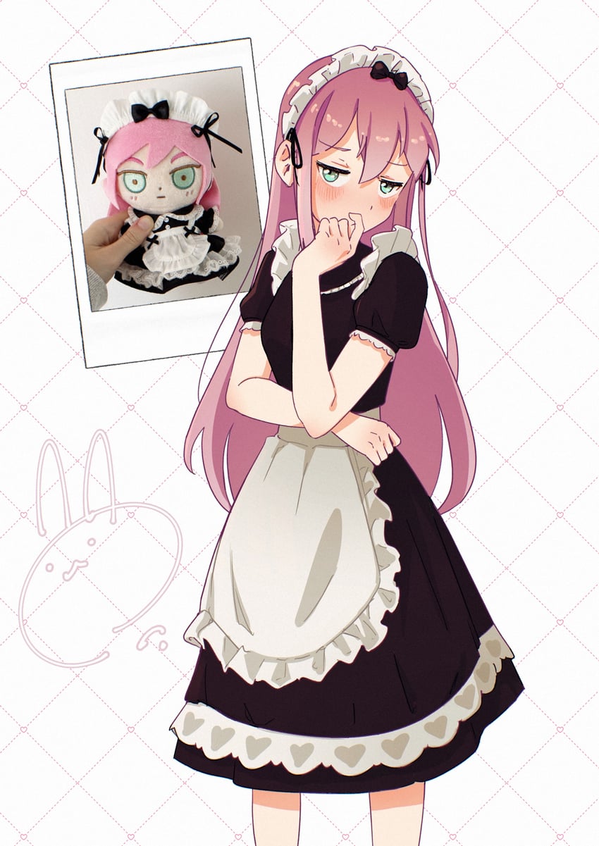 aubrey and forest bunny (omori) drawn by dendenmushi1064
