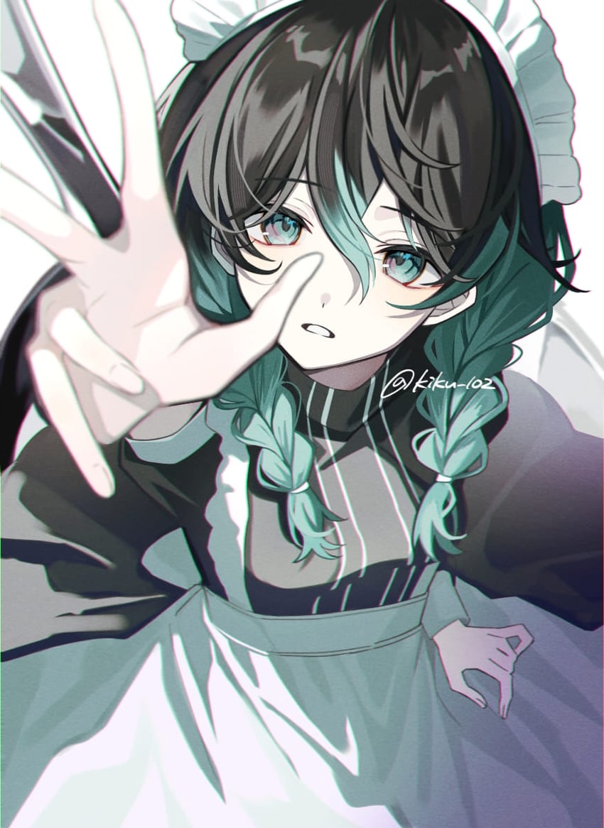 hatsune miku (vocaloid and 1 more) drawn by kikutouji