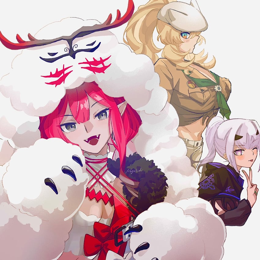 baobhan sith, melusine, barghest, and cernunnos (fate and 1 more) drawn by nagatsuki_(huwamo9_8ku)
