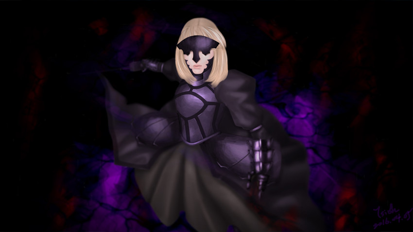 artoria pendragon and saber alter (fate and 2 more) drawn by tsioh527
