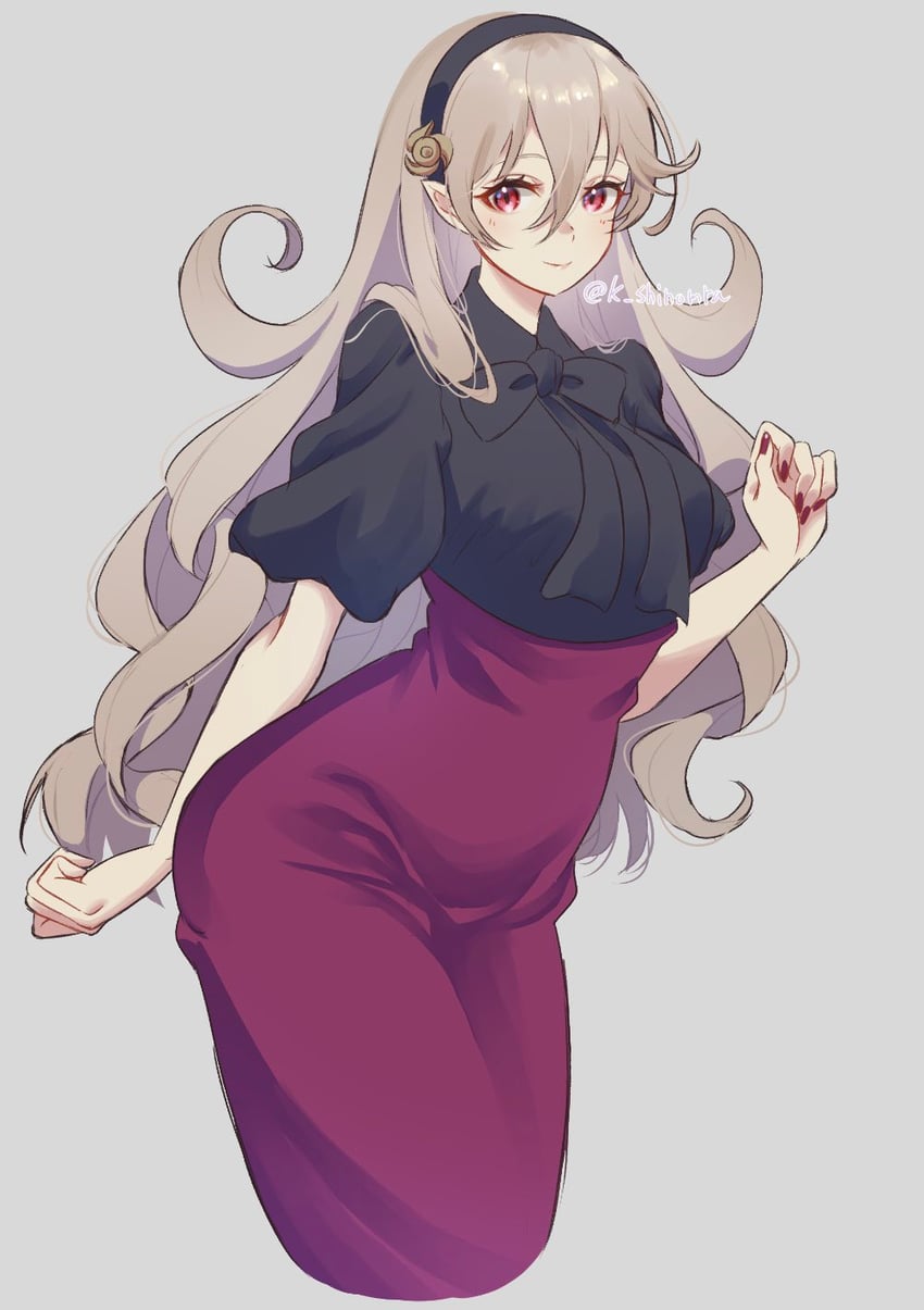 female corrin (fire emblem and 1 more) drawn by karashino