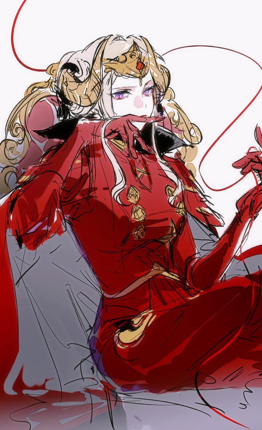 edelgard von hresvelg (fire emblem and 1 more) drawn by yuziwen025