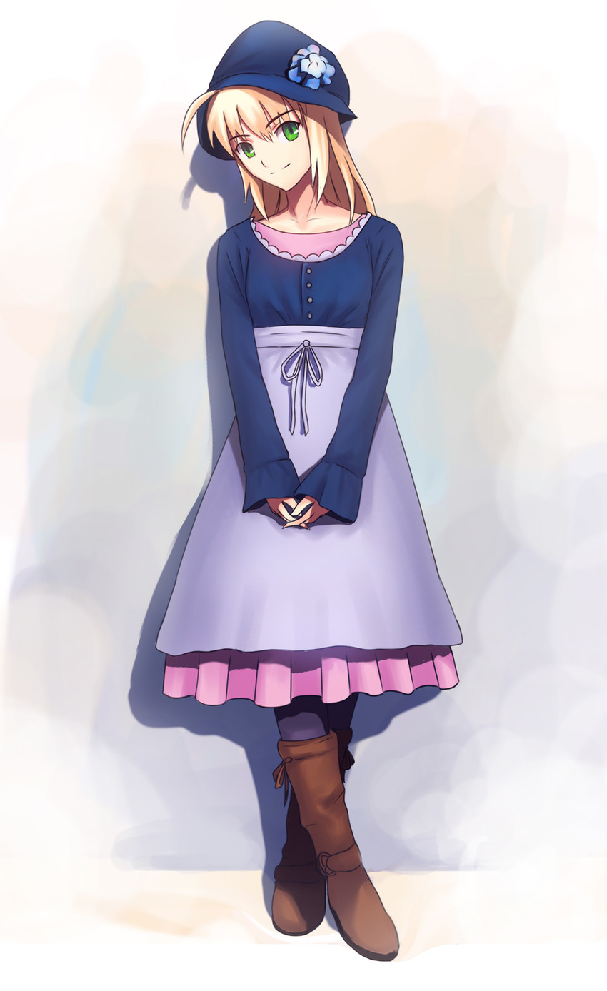 artoria pendragon and saber (fate and 1 more) drawn by fateline_alpha