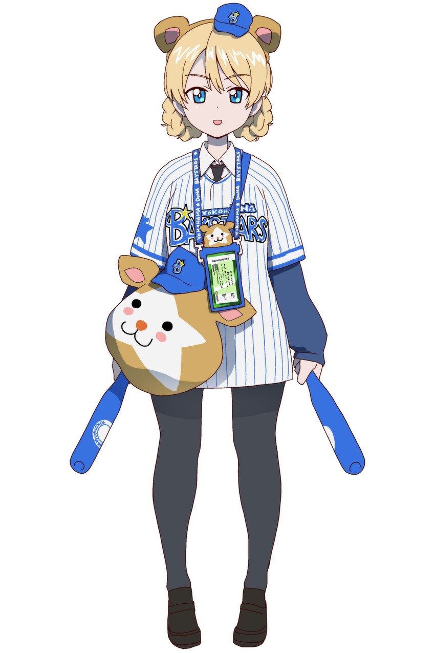 darjeeling and db. starman (girls und panzer and 1 more) drawn by onsen_tamago_(hs_egg)