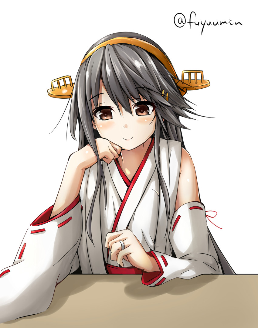 haruna (kantai collection) drawn by fuyu_mi