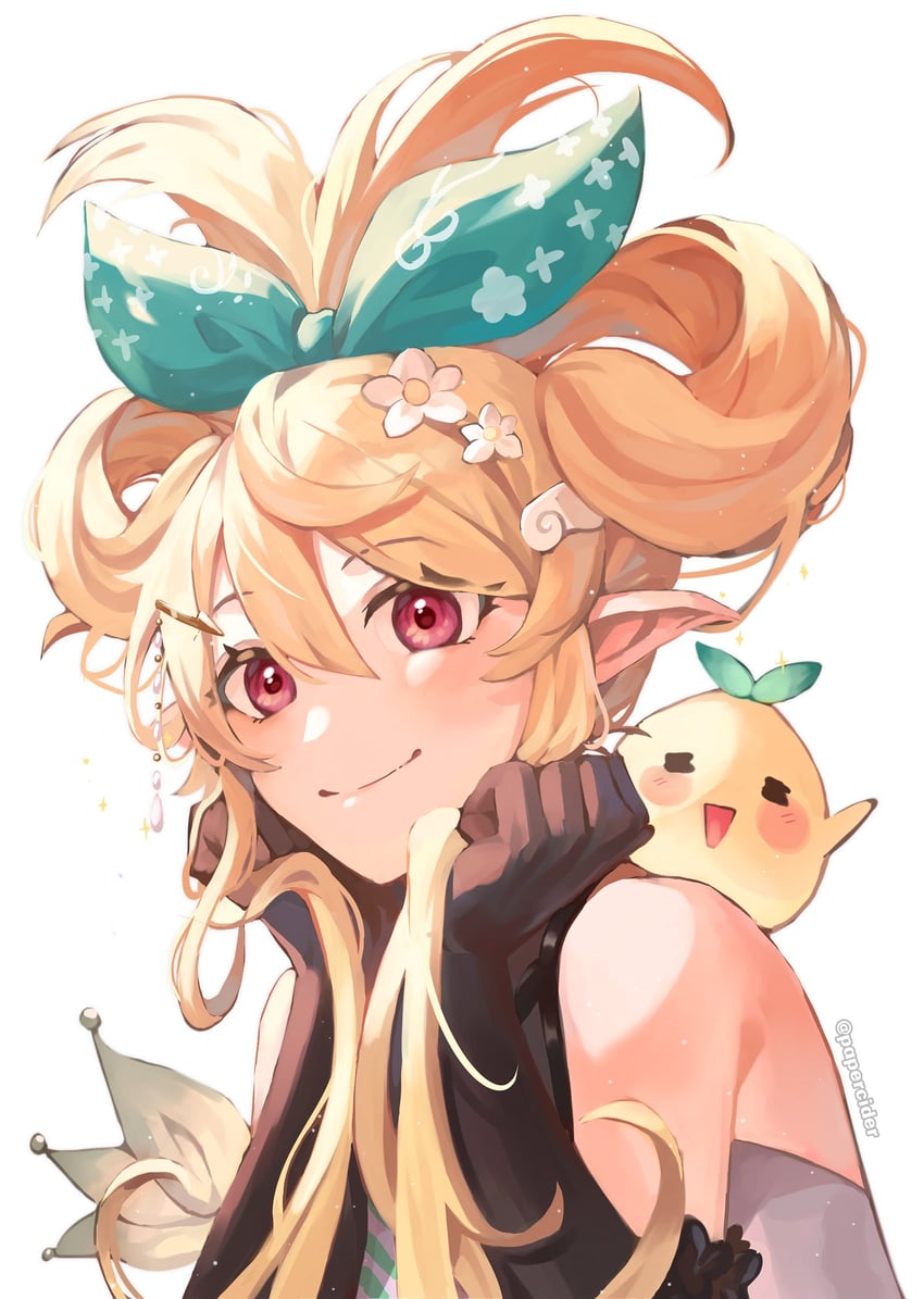pomu rainpuff and pomudachi (nijisanji and 1 more) drawn by papercider