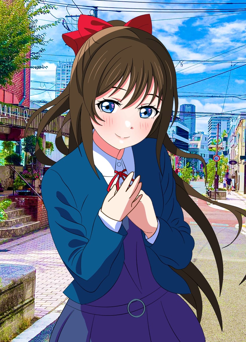 osaka shizuku (love live! and 1 more) drawn by shinonome_sakura