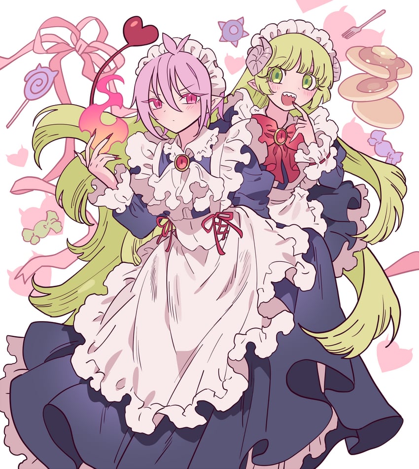 valac clara and asmodeus alice (mairimashita! iruma-kun) drawn by meremero