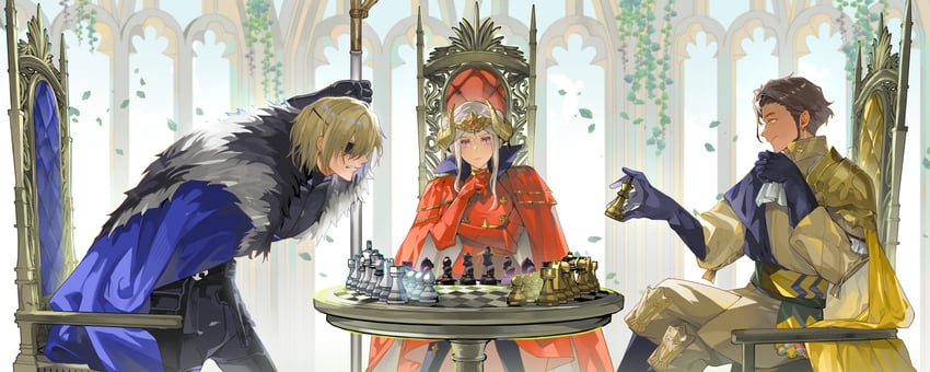 edelgard von hresvelg, dimitri alexandre blaiddyd, and claude von riegan (fire emblem and 1 more) drawn by cdgm000