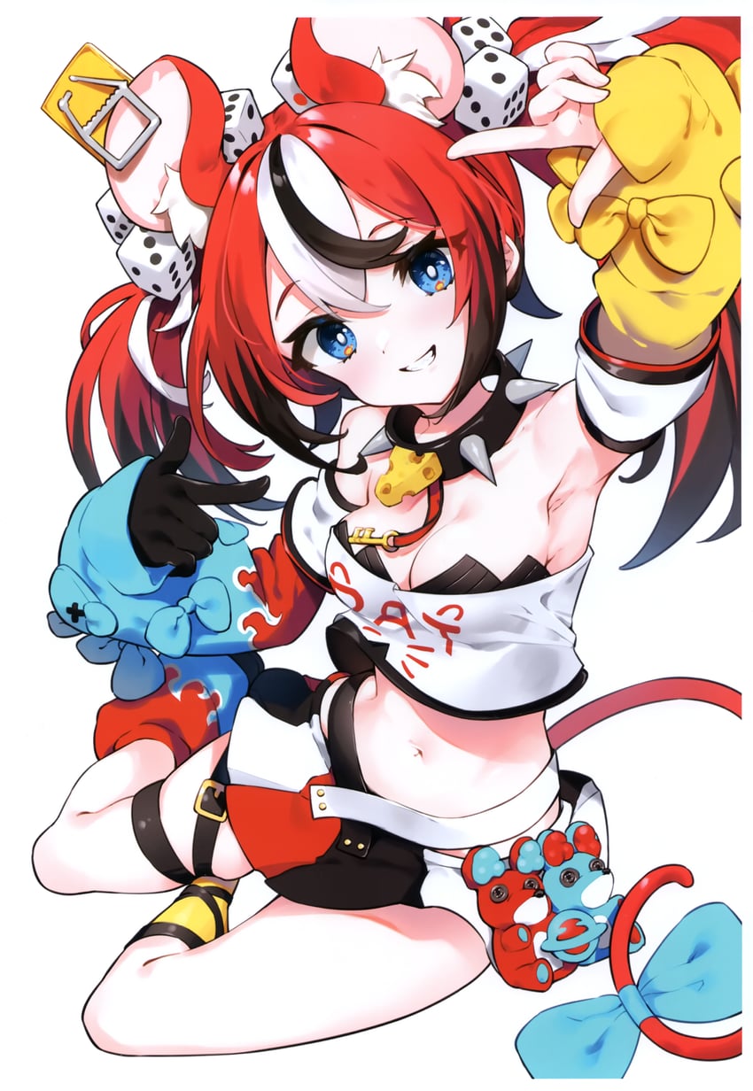 hakos baelz (hololive and 1 more) drawn by kutata