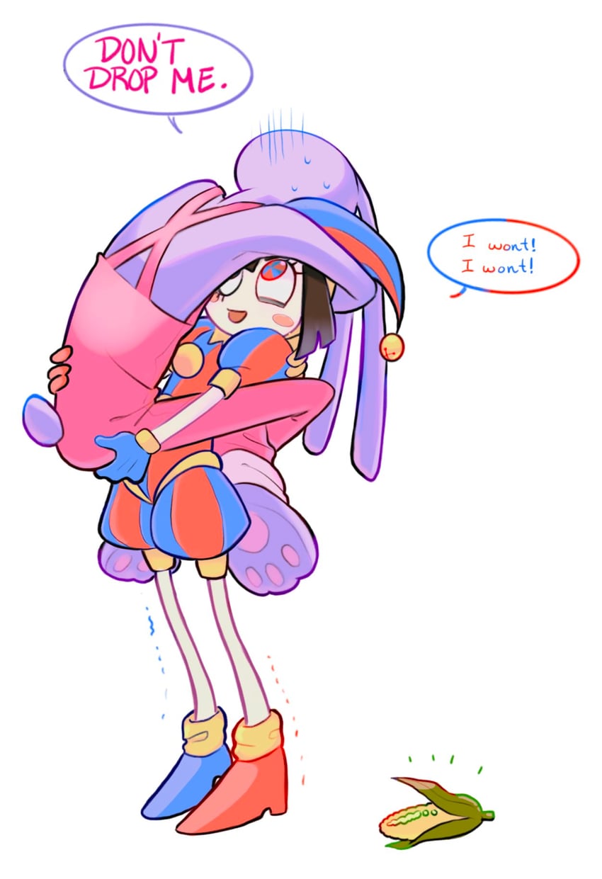 pomni and jax (the amazing digital circus) drawn by jaidenstar