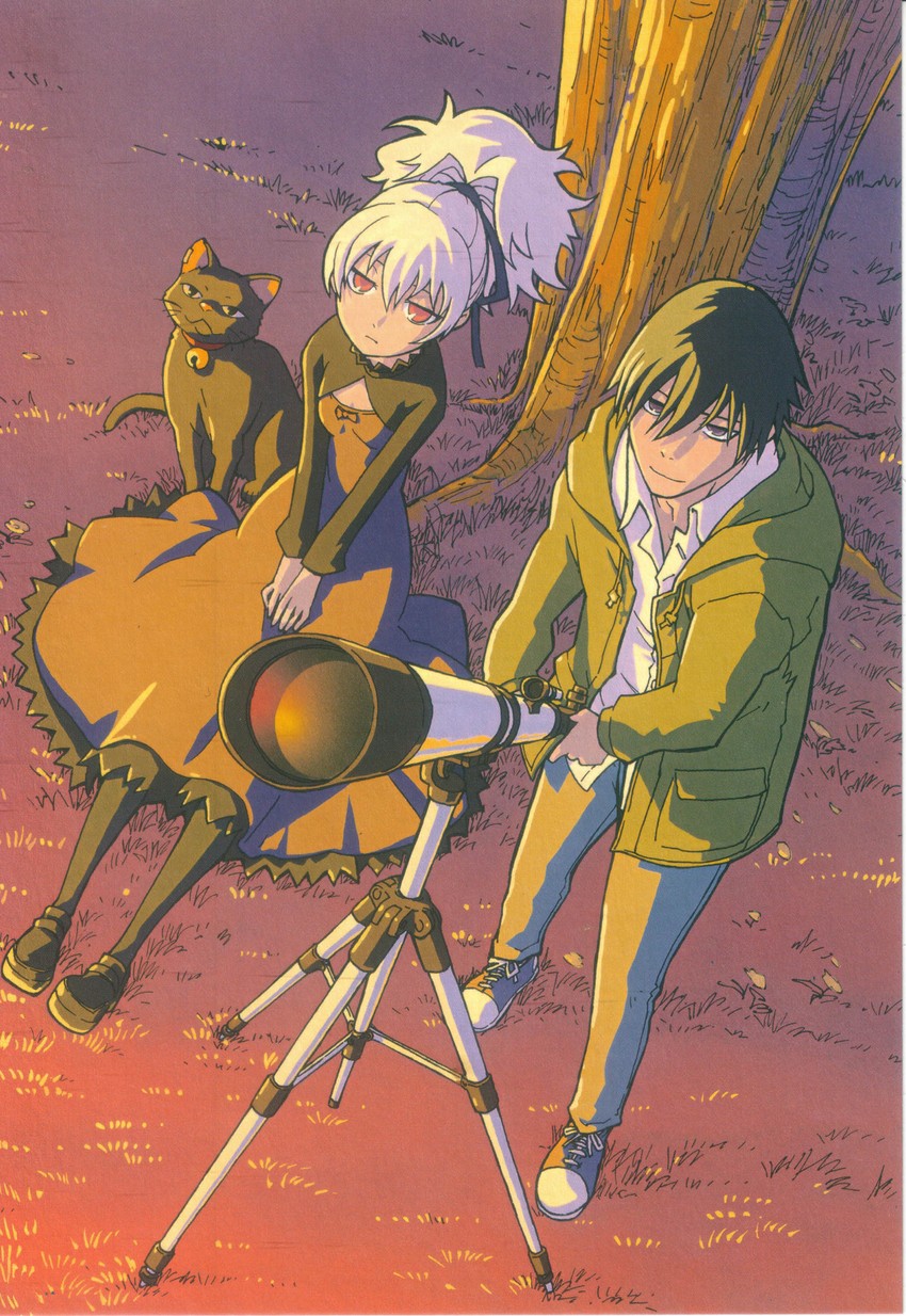 yin, hei, and mao (darker than black) drawn by iwahara_yuuji