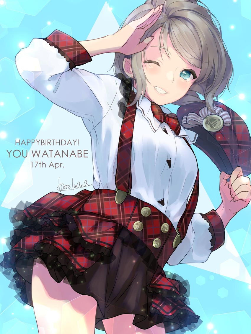 watanabe you (love live! and 1 more) drawn by kate_iwana