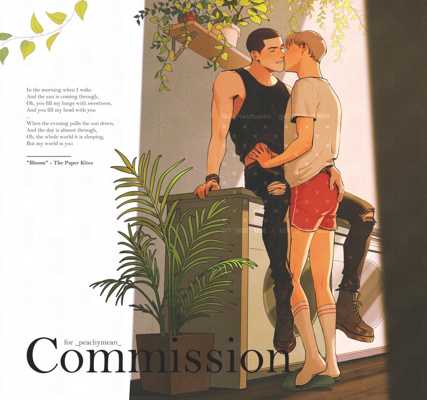 adam parrish and ronan lynch (the raven cycle and 1 more) drawn by catbishonen