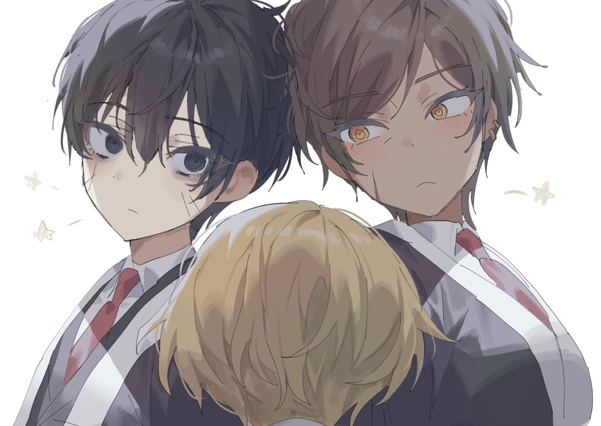 sinclair, yi sang, and outis (project moon and 1 more) drawn by maratang