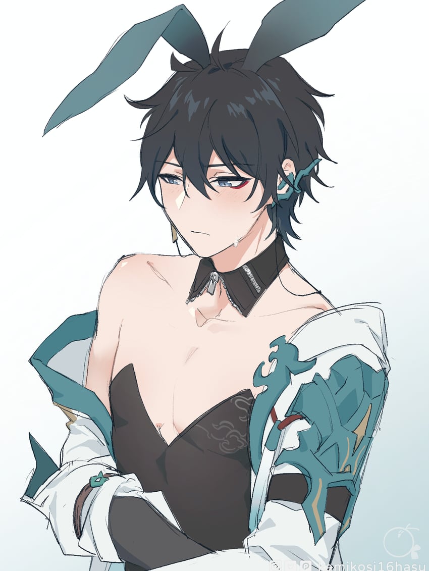 dan heng (honkai and 1 more) drawn by hsiang_ning
