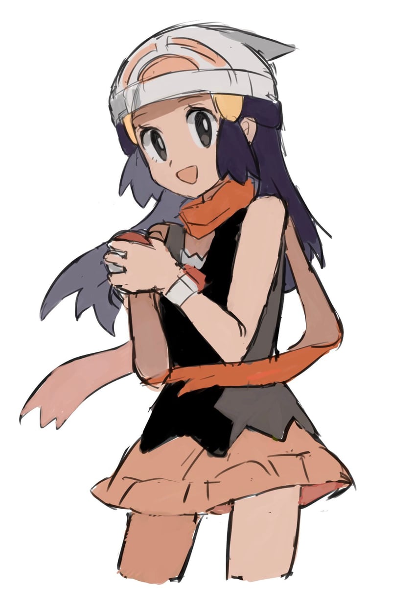 dawn (pokemon and 1 more) drawn by shichibee_(stm_mimi)
