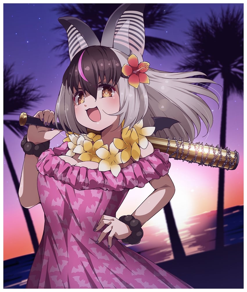 brown long-eared bat (kemono friends and 1 more) drawn by drias