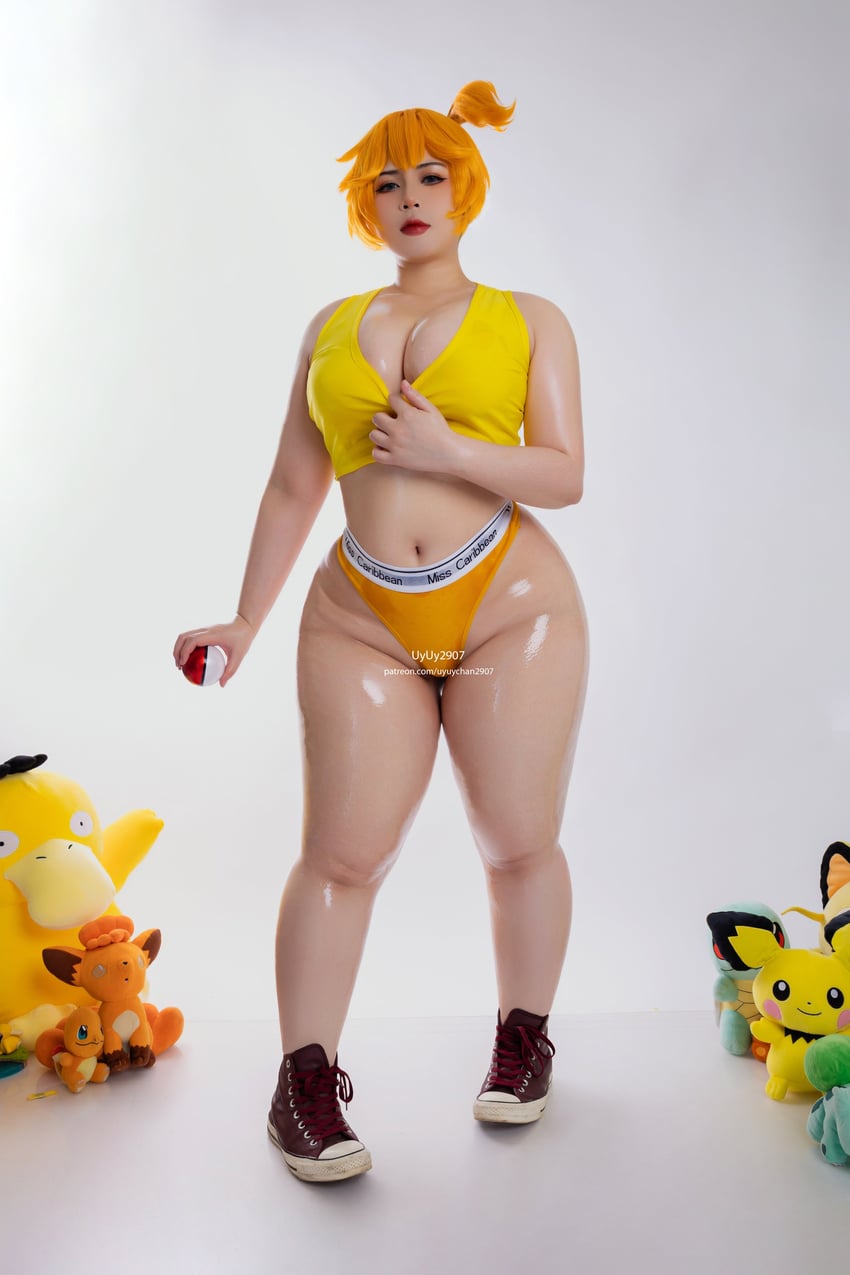 misty, bulbasaur, squirtle, charmander, meowth, and 3 more (pokemon) drawn by uy_uy_(uyuy2907)