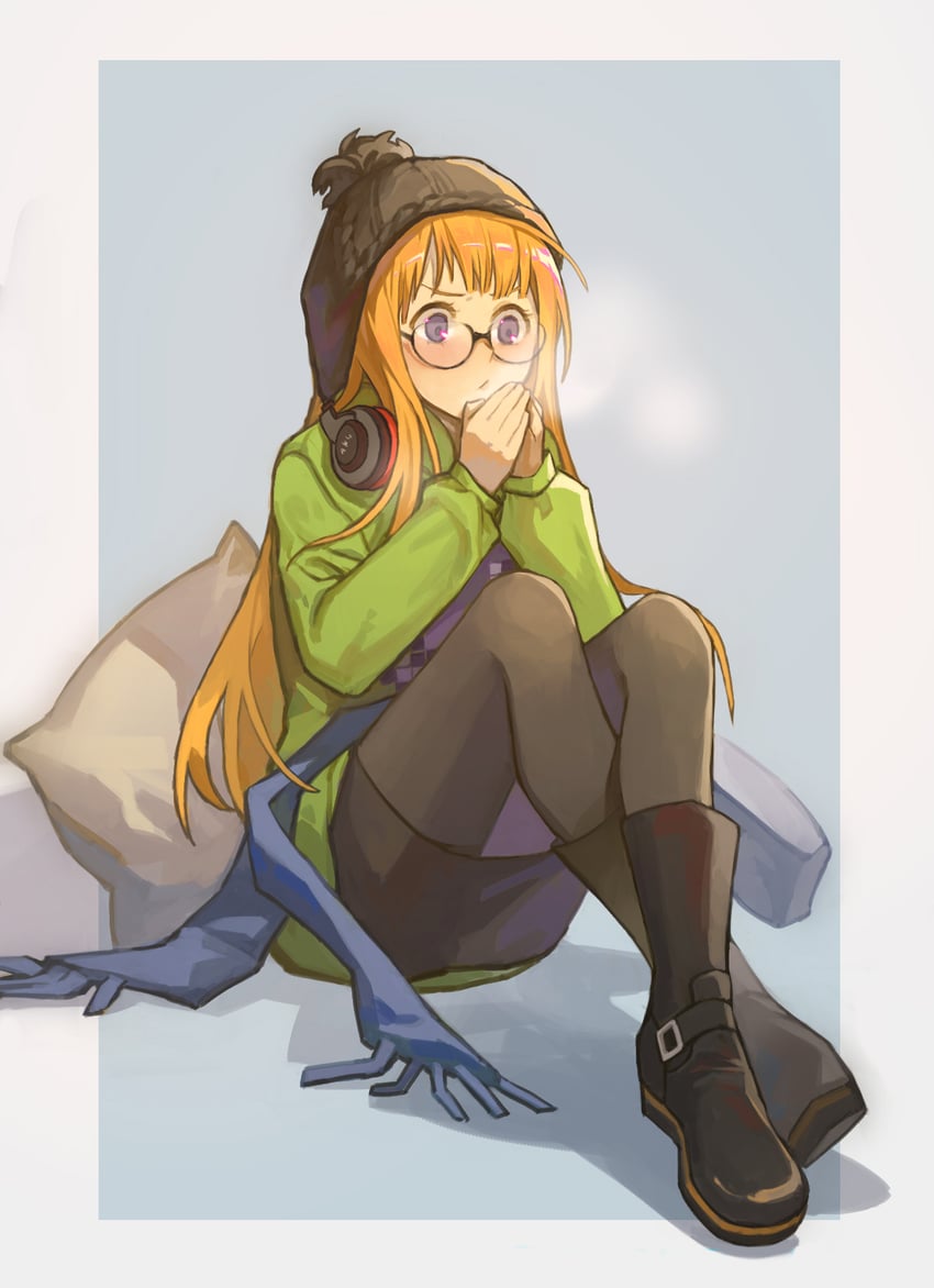 sakura futaba (persona and 1 more) drawn by user_onekestrel