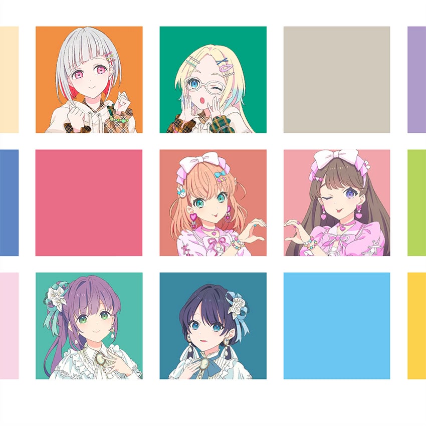 hinoshita kaho, fujishima megumi, otomune kozue, murano sayaka, yugiri tsuzuri, and 1 more (love live! and 1 more)