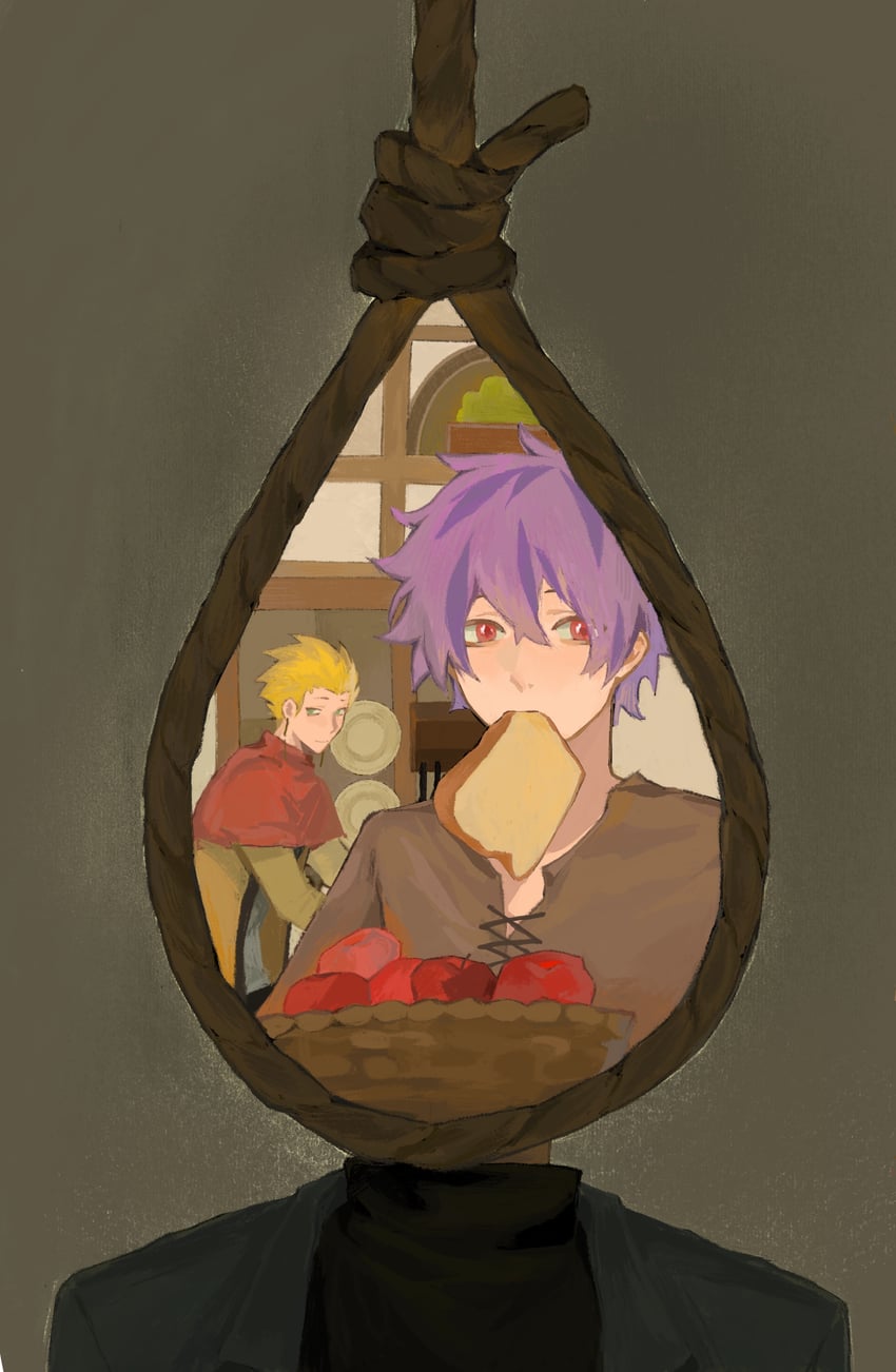 theodore riddle and rumeld othmayer (saibou shinkyoku) drawn by lajiren247