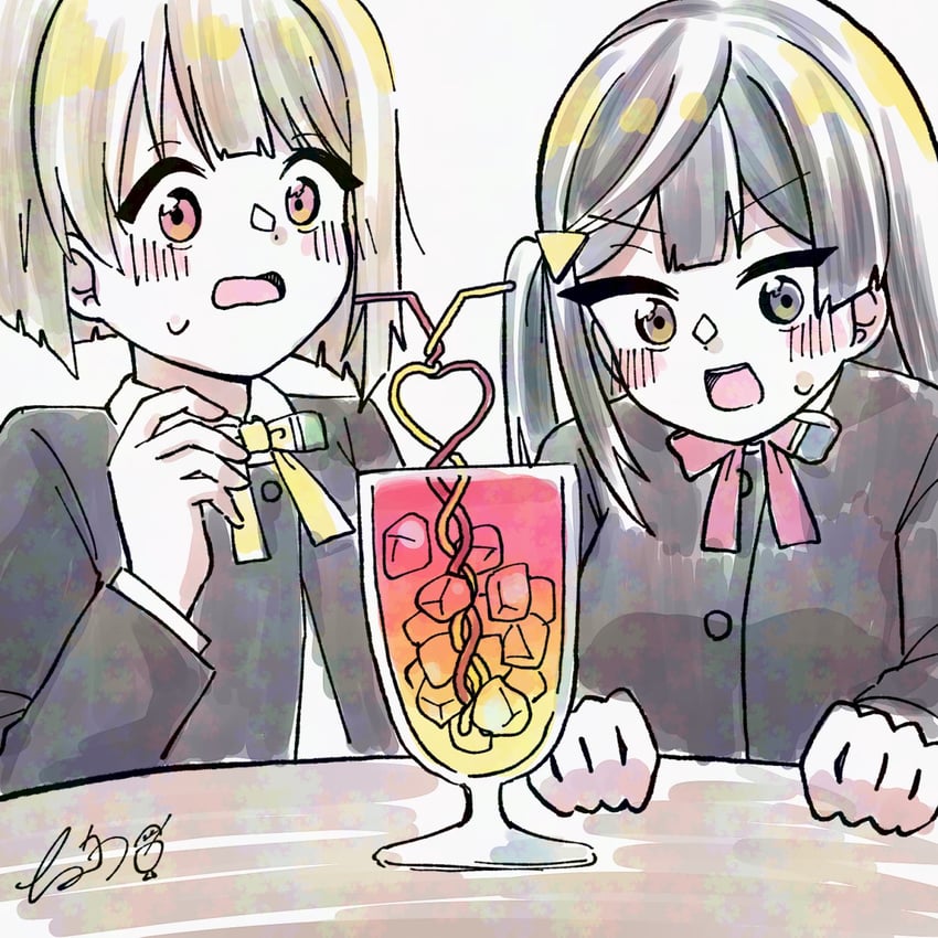 yuki setsuna and nakasu kasumi (love live! and 1 more) drawn by 0708hyouka29