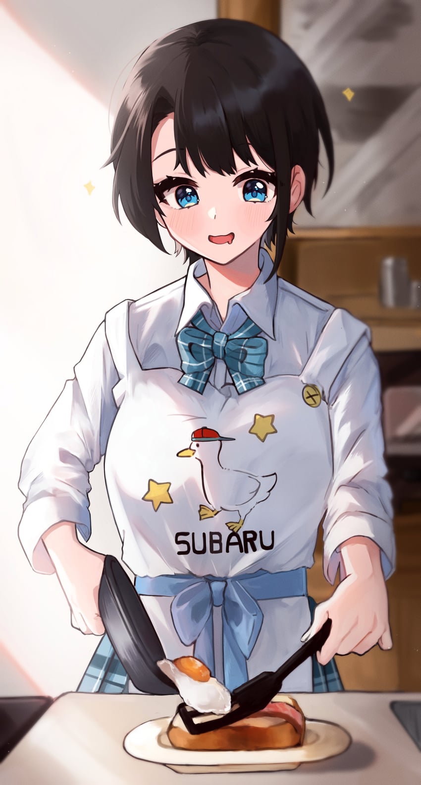 oozora subaru and subaru duck (hololive) drawn by mashiro_io