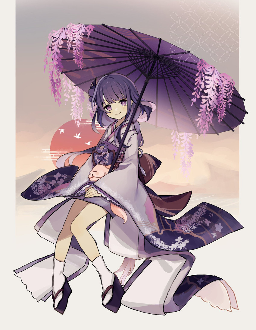 raiden shogun and yae miko (genshin impact) drawn by merry-san