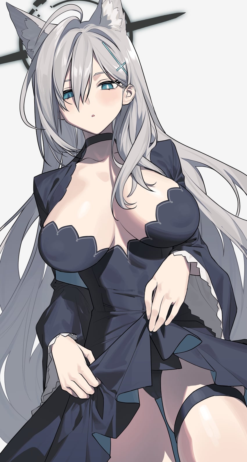 shiroko and shiroko terror (blue archive) drawn by airseal