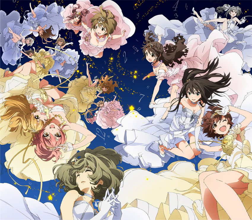 shibuya rin, shimamura uzuki, takagaki kaede, jougasaki mika, kanzaki ranko, and 10 more (idolmaster and 1 more) drawn by kouno_megumi